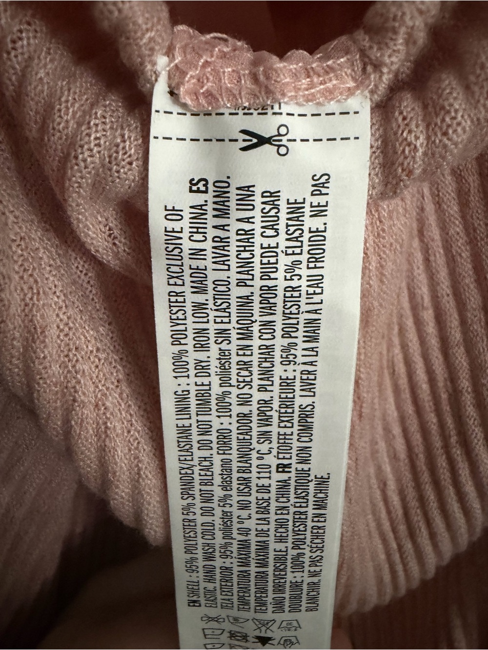 Free the Roses Textured Knit Pink Ribbed Off-Shoulder Romper - Picture 4 of 4